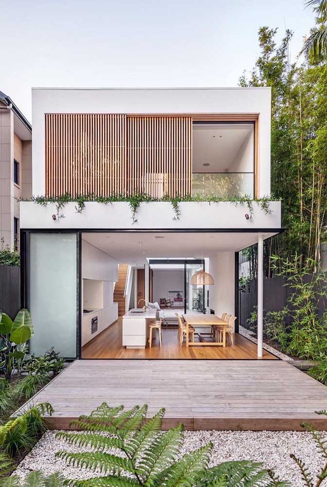 Casa com Varanda Inspirações com Estilo para seu Lar - 75