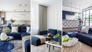 Sofá Azul Marinho 50 Dicas e Inspirações para decorar