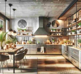 Top 10 Ideias para Decorar uma Cozinha Estilo Industrial Moderna e Investindo Pouco!