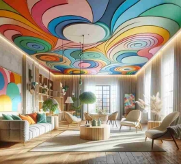 Descubra 10 Tendências Usando Teto Colorido para Renovar a Decoração da sua Casa!