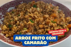 Arroz Frito com Camarão