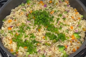 Arroz Integral com Legumes Super Saboroso