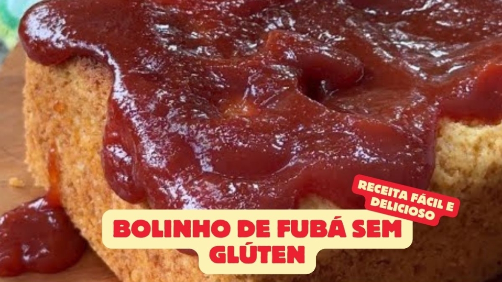 Bolinho de Fubá Sem Glúten