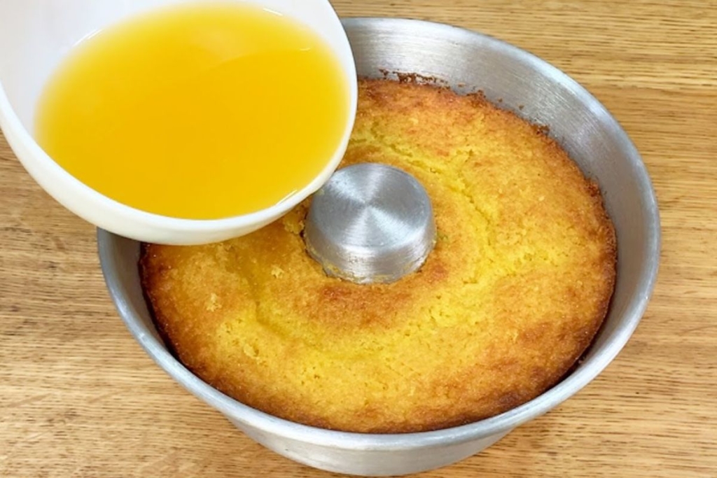 Bolo de Laranja Molhadinho