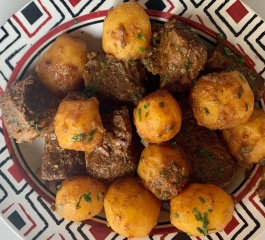 Carne Assada com Batata Corada: Receita de Família Deliciosa