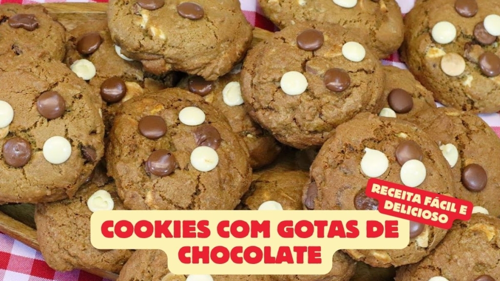 Cookies com Gotas de Chocolate