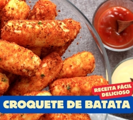 Croquete de Batata Super Crocante: Receita Fácil e Deliciosa