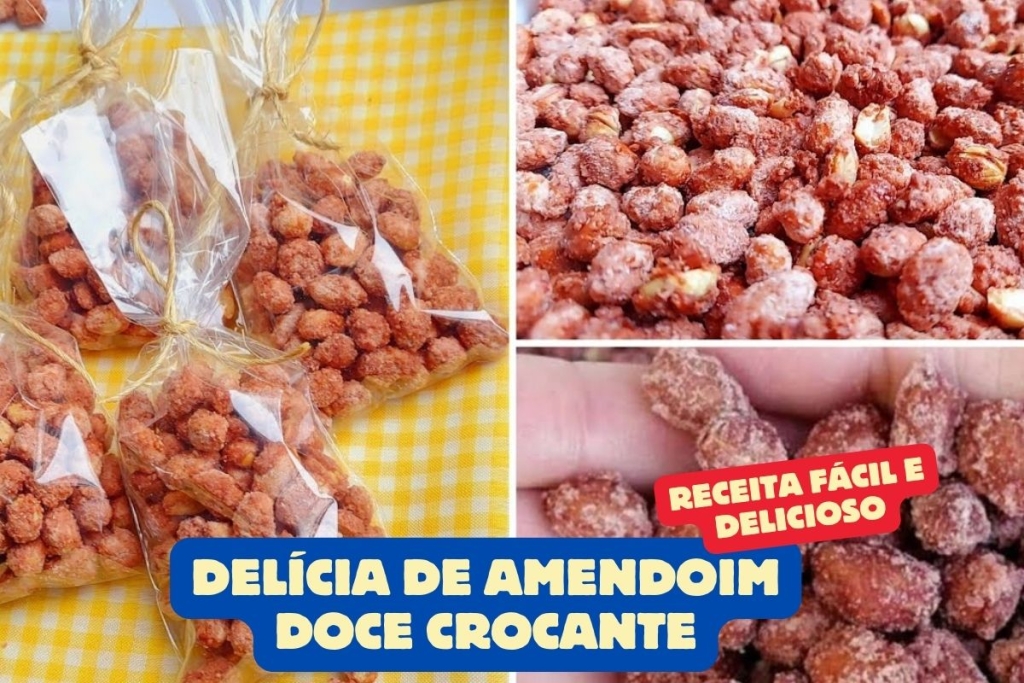 Delícia de Amendoim Doce Crocante