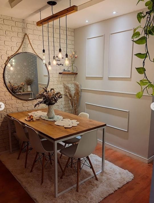 Estilo Boho com Boiserie