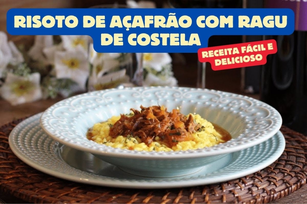 Risoto de Açafrão com Ragu de Costela