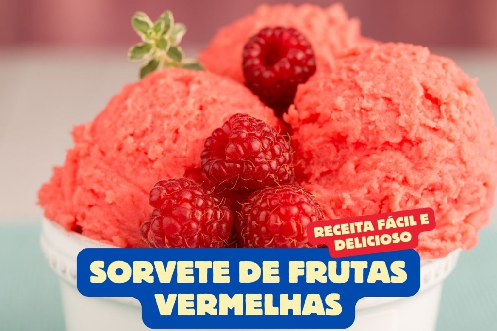 Sorvete de Frutas Vermelhas