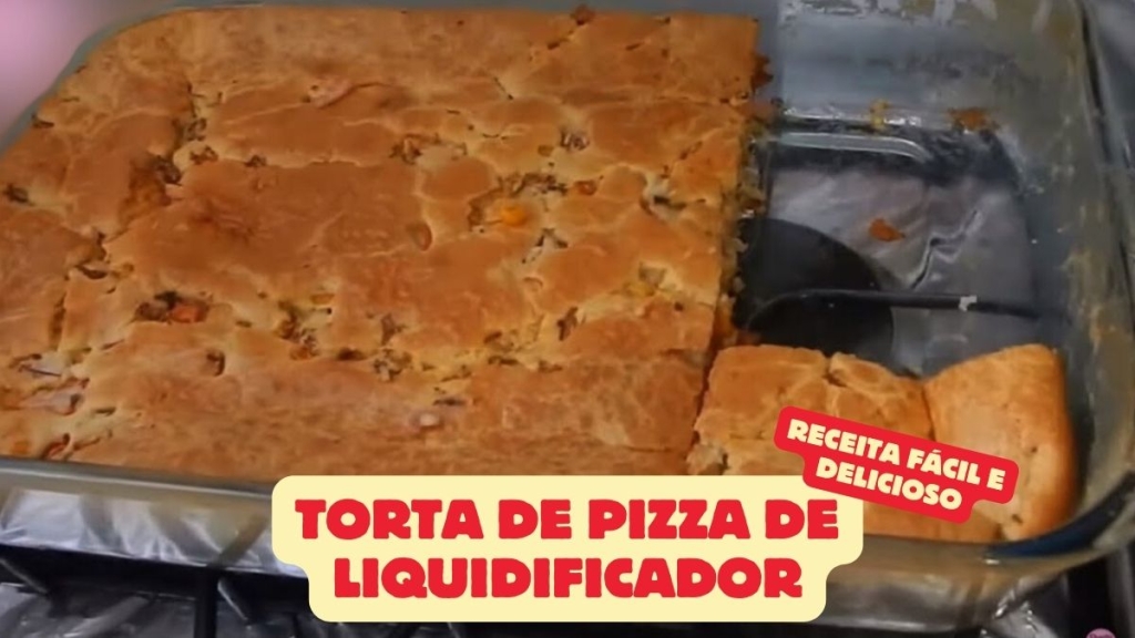 Torta de Pizza de Liquidificador