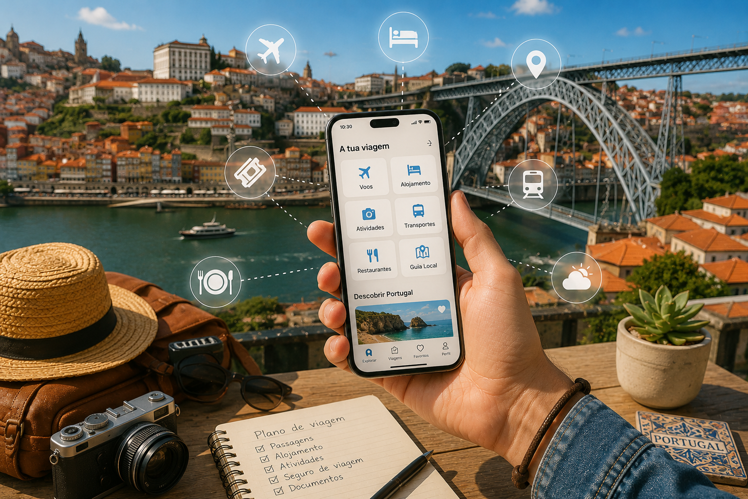 Apps de Viagem: Como a Tecnologia Está a Tornar as Escapadinhas e Férias Mais Simples em Portugal