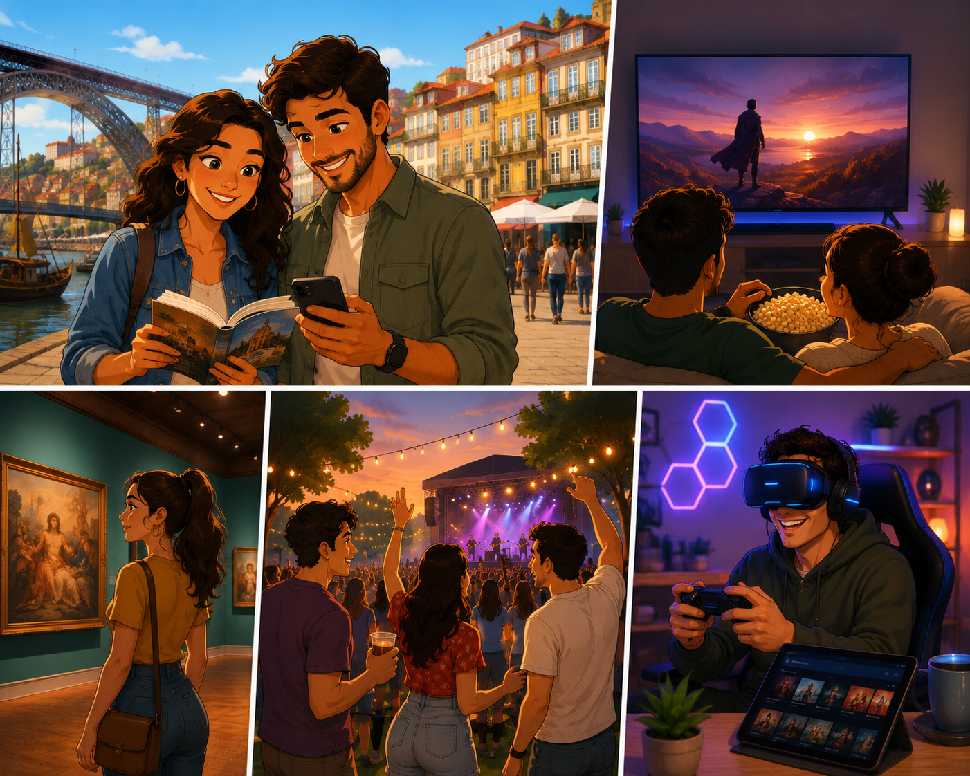 Entretenimento em Portugal: Como o Lazer, a Cultura e a Tecnologia Mudaram a Forma de Aproveitar o Tempo Livre